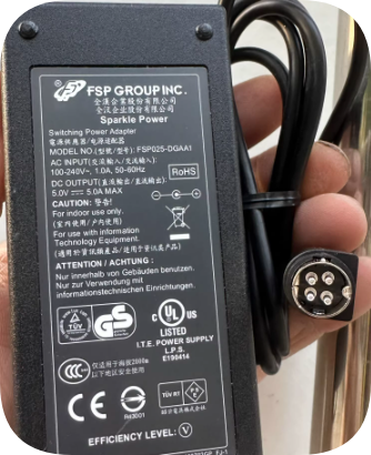 Brand New FSP FSP020-DPAN3 Power Adapter | 5V 4A/5A 20W/25W Four-Pin Industrial Power Supply